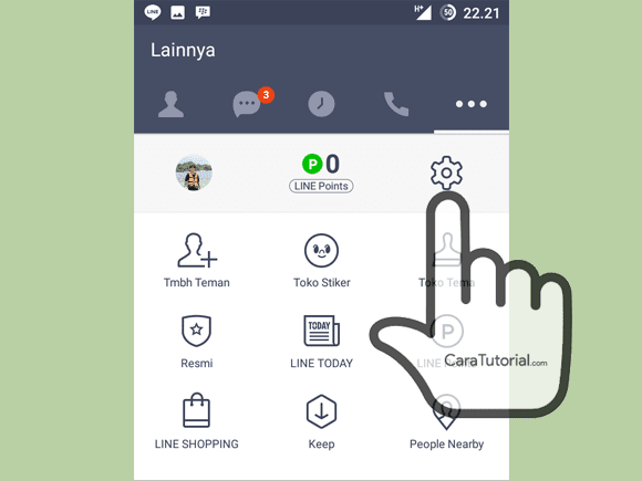 Settings LINE for Android Settings LINE for Android