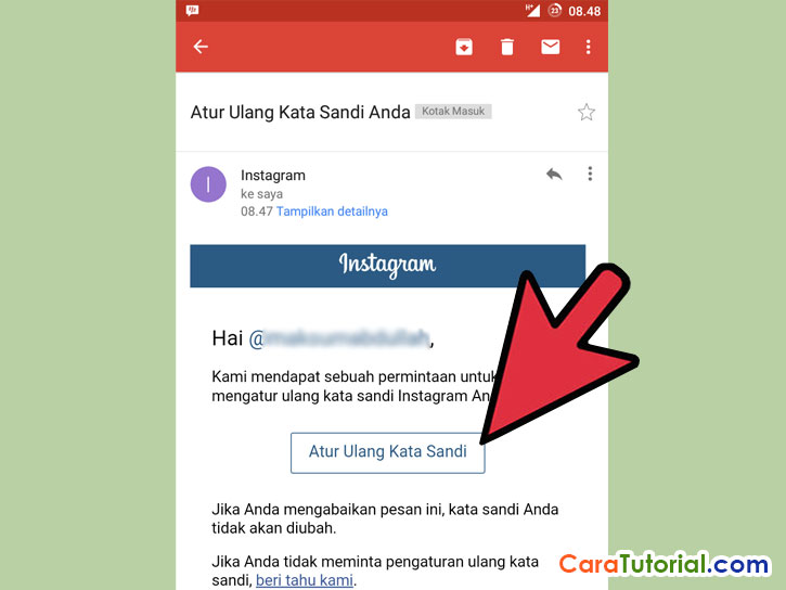 Email atur ulang kata sandi instagram Email atur ulang kata sandi instagram