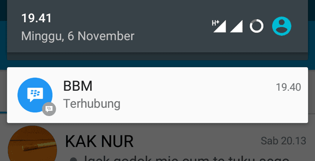 BBM Terhubung BBM Terhubung