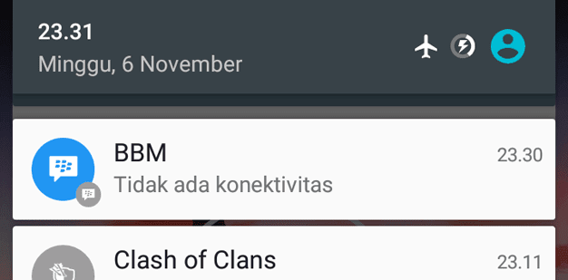 Mode Pesawar telah aktif Mode Pesawar telah aktif
