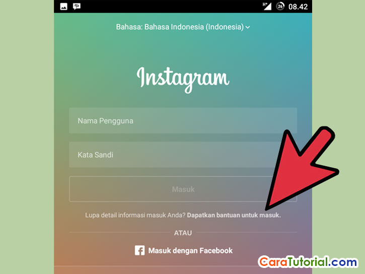 Dapatkan Bantuan untuk masuk ke instagram Dapatkan Bantuan untuk masuk ke instagram