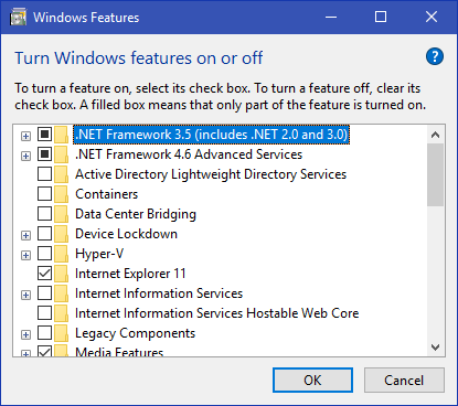 .NET Frame Work 3.5 Windows 10 8 .NET Frame Work 3.5 Windows 10 8