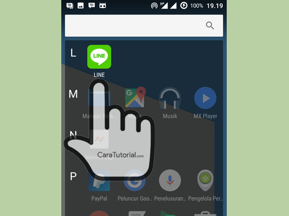 Aplikasi LINE for Android Aplikasi LINE for Android