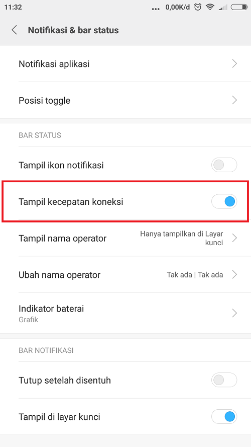Cara Menampilkan Kecepatan Koneksi Internet di HP Android