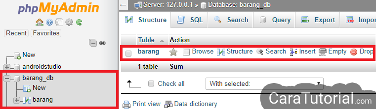 Insert data ke dalam tabel mysql phpmyadmin xampp Insert data ke dalam tabel mysql phpmyadmin xampp