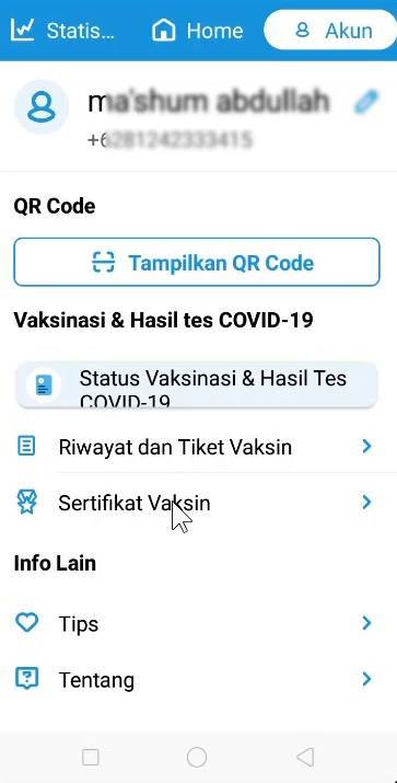 Cara Membuat Akun PeduliLindungi Terbaru