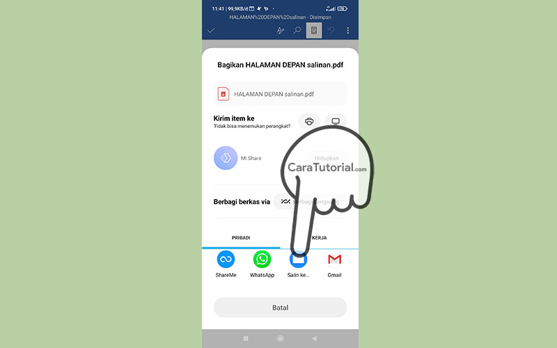Cara Edit File PDF di HP Android