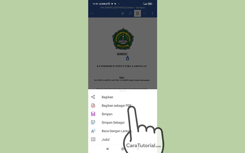 Cara Edit File PDF di HP Android