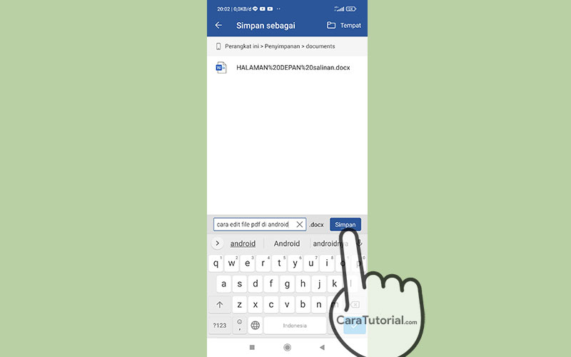 Cara Edit File PDF di HP Android