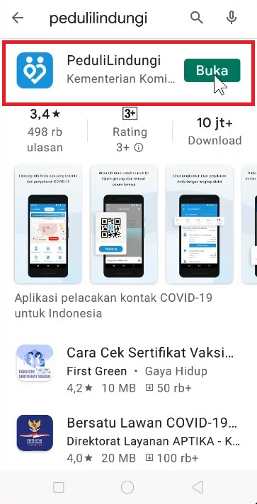 Cara Membuat Akun PeduliLindungi Terbaru