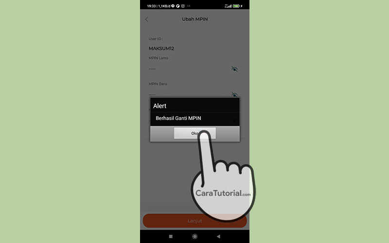 berhasil ganti mpin Aplikasi BNI Mobile Banking Berhasil Ganti MPIN Aplikasi BNI Mobile Banking