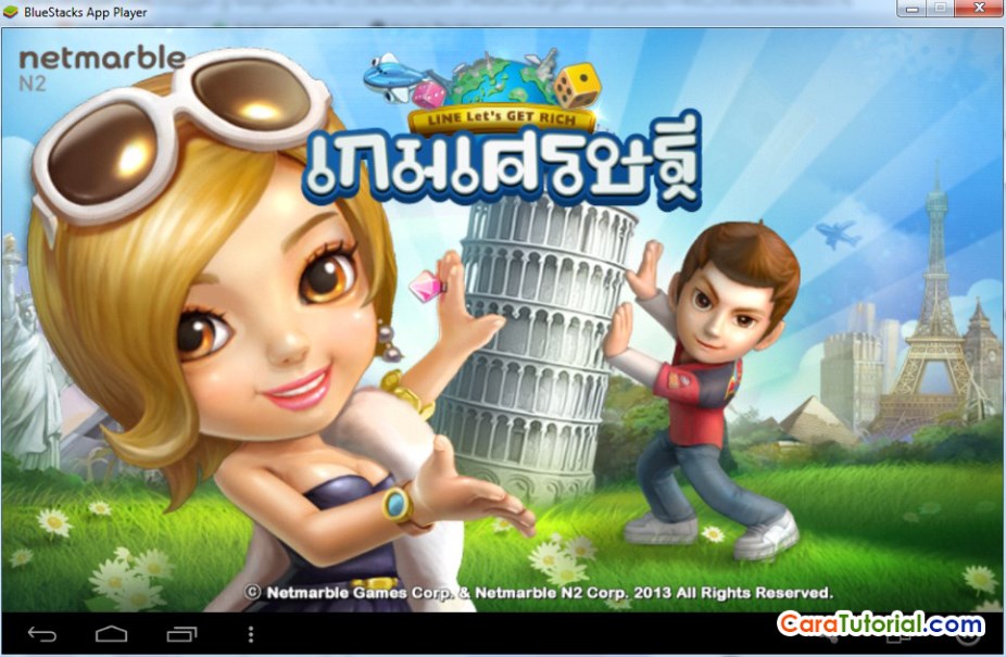 Menjalankan game LINE Let's Get Rich di Komputer atau Laptop